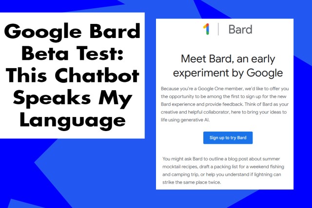 Google Bard Beta Test: This Chatbot Speaks My Language