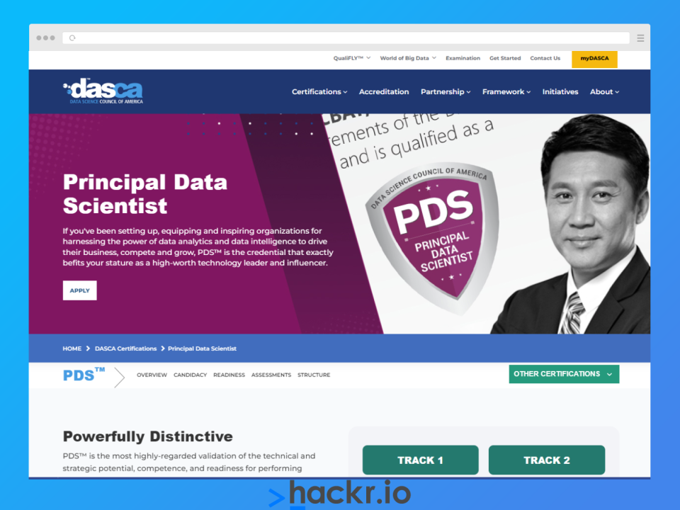 [DASCA] Principal Data Scientist (PDS)
