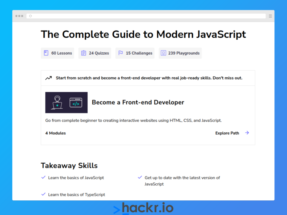 The Complete Guide to Modern JavaScript
