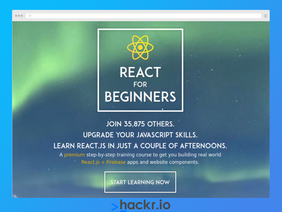 React for Beginners Course