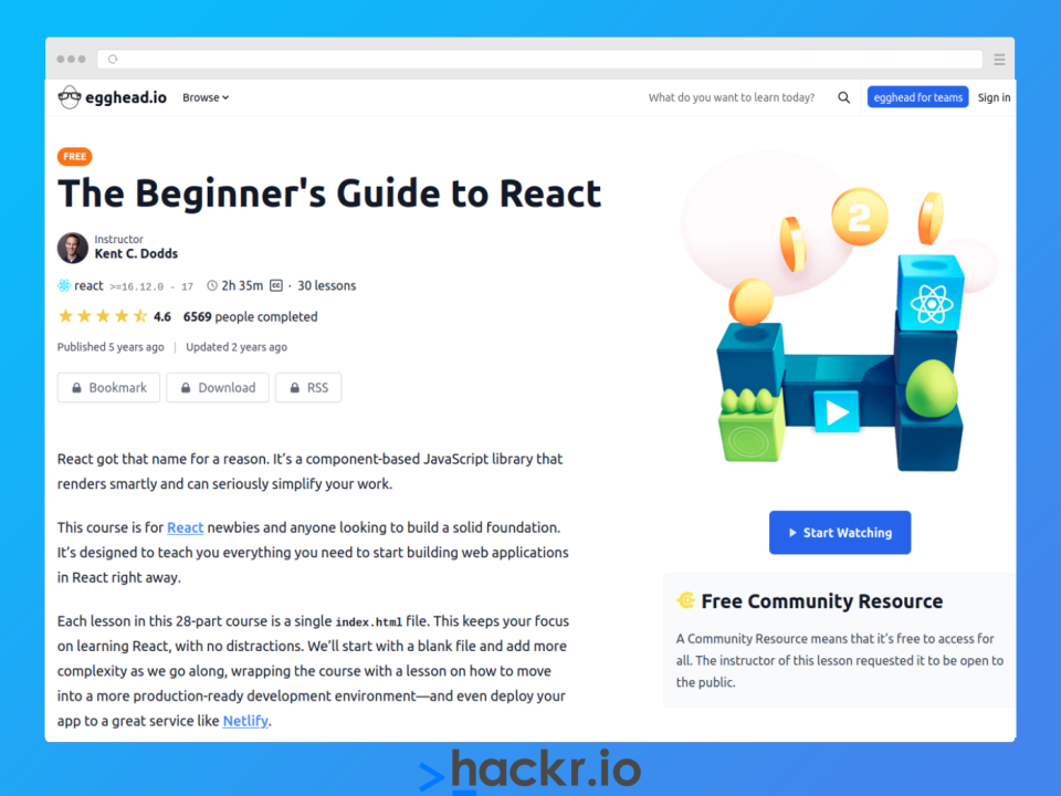 The Beginner’s Guide to React