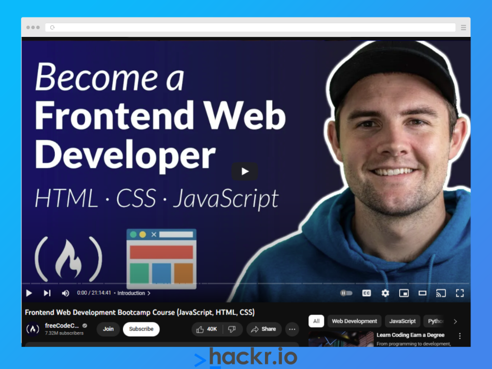 Frontend Web Development Bootcamp