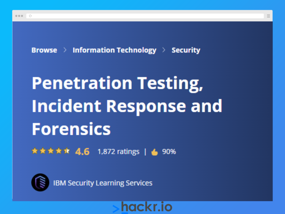 Penetration Testing, Incident Response, and Forensics