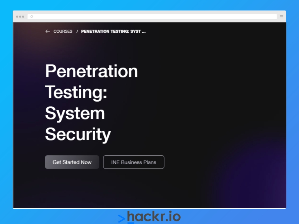 Penetration Testing: System Security