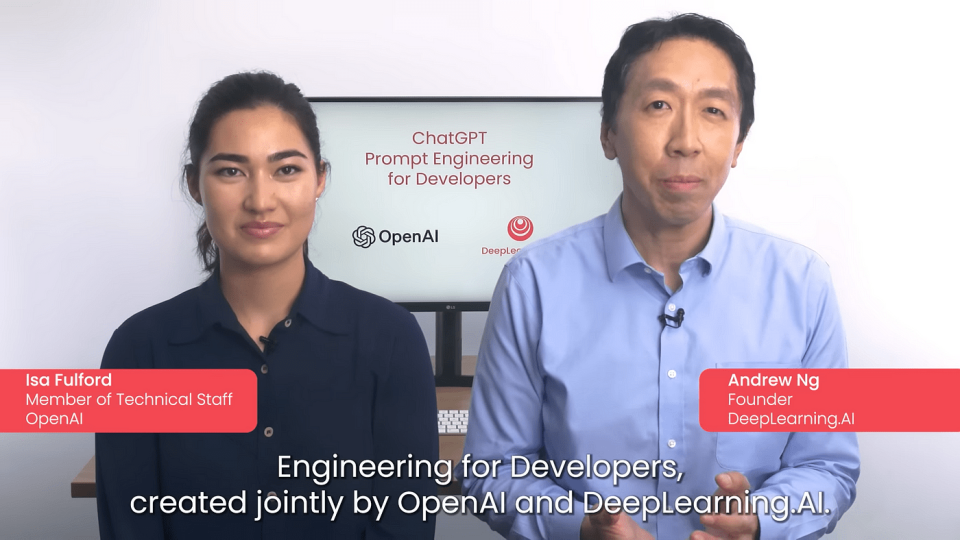 OpenAI Course photo introducing the instructors