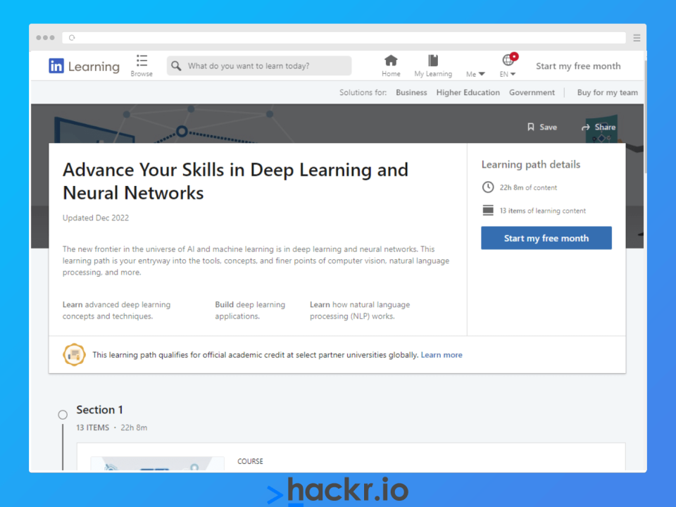 Advance Your Skills in Deep Learning and Neural Networks