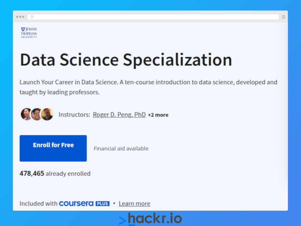 [Coursera] Data Science Specialization