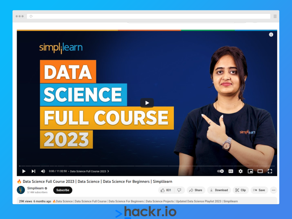 [Simplilearn] Data Science Full Course 2023
