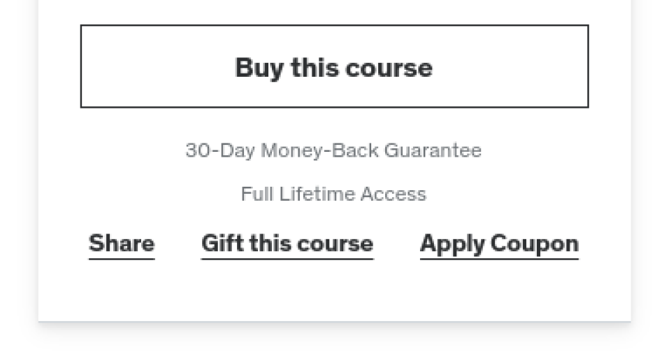 Gifting a Udemy Course